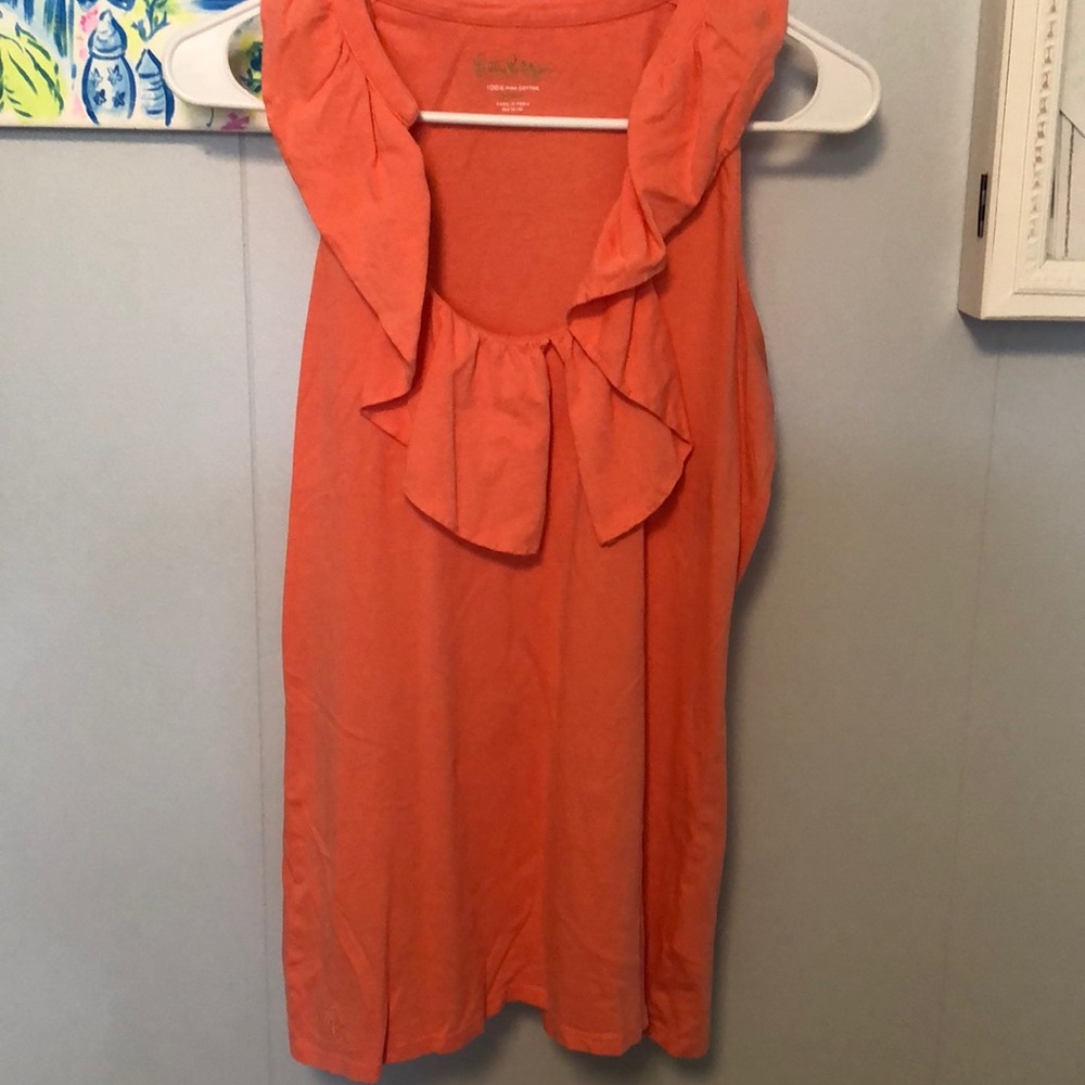 Lilly Pulitzer Ruffle Tank